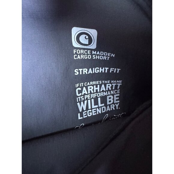 Carhartt Shorts Womens Size 16 Gray Force Madden Cargo Lightweight Rugged Flex - Picture 3 of 10